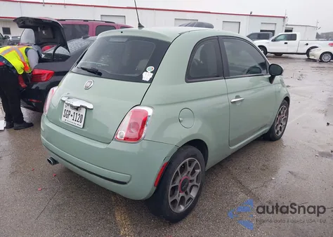 2012 Fiat 500 Pop from USA, damaged, VIN 3C3CFFAR1CT306390